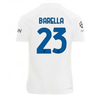 Camisa de time de futebol Inter Milan Nicolo Barella #23 Replicas 2º Equipamento 2023-24 Manga Curta